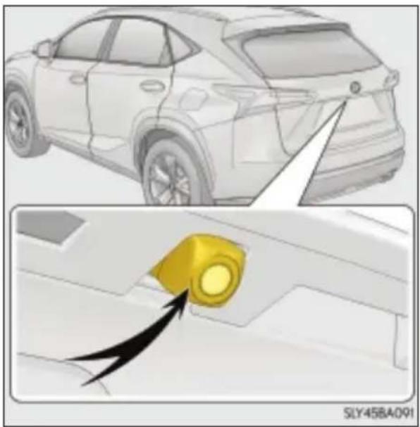 LEXUS NX 200t (2014) - ■ Obszar wyświetlany na ekranie - 2
