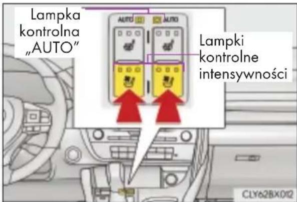 Lampka kontrolna "AUTO" Lampki kontrolne intensywności CLY62BX012