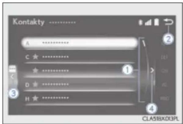 Kontakty A C ★ ★ D ★ H ★ ① ② ③ ④ CLA51BX03PL