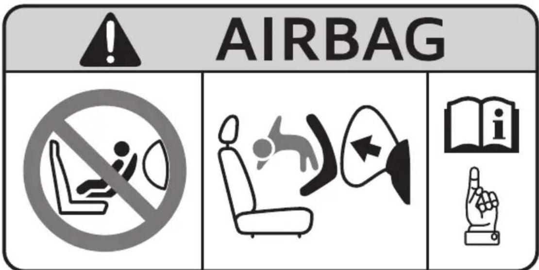 AIRBAG No Stopper Person in Seat An Open Book i Hand