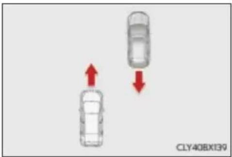 LEXUS RX 350L (2017) - ■ Sytuacje, w których układ może zadziałać mimo braku zagrożenia kolizją - 3