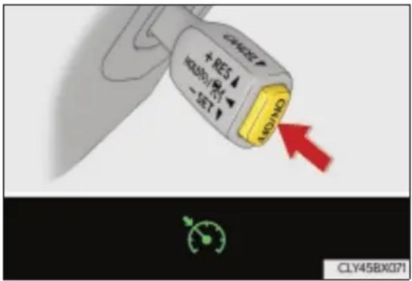 LEXUS RX 350L (2017) - Wybieranie trybu utrzymywania stałej prędkości jazdy - 1