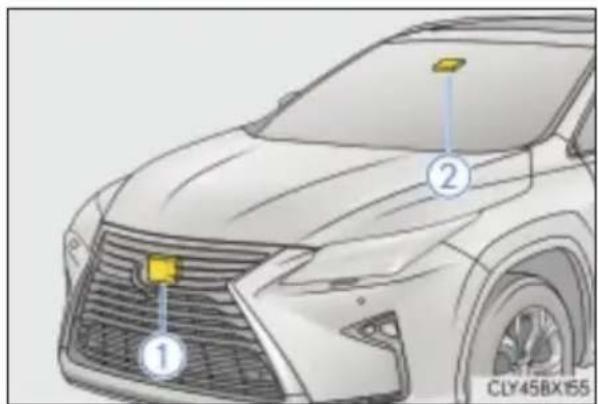 LEXUS RX 350L (2017) - Czujniki - 1
