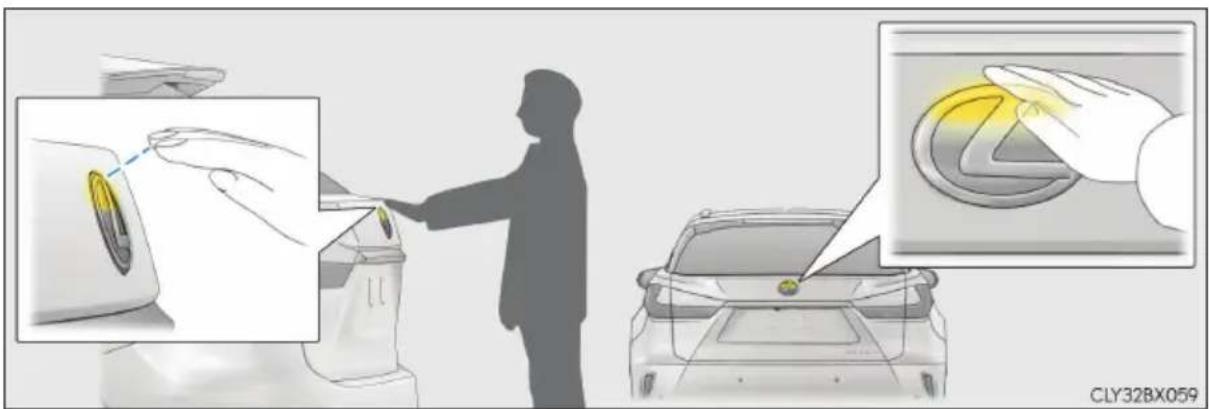 LEXUS RX 200t (2016) - Czujnik bezdotykowy (wersje z bezdotykowym sterowaniem drzwi bagażnika) - 1