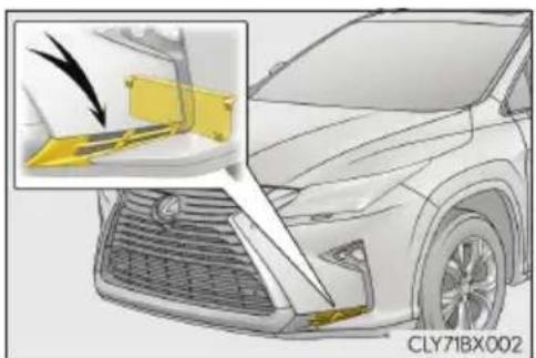 LEXUS RX 200t (2016) - ■Mycie w myjni wysokociśnieniowej - 1