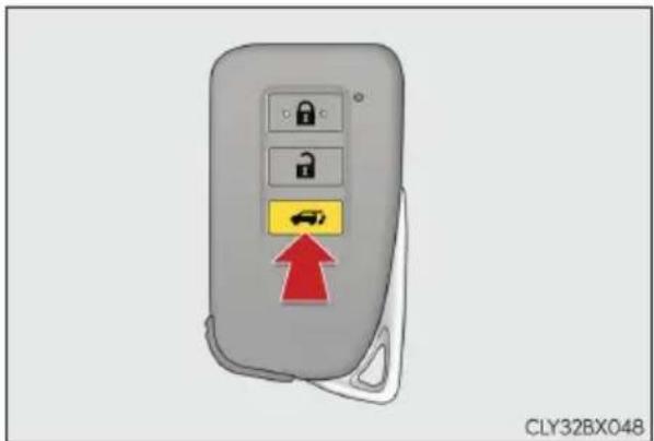 LEXUS RX 200t (2016) - Otwieranie i zamykanie elektrycznie sterowanych drzwi bagażnika za pomocą bezprzewodowego zdalnego sterowania - 1