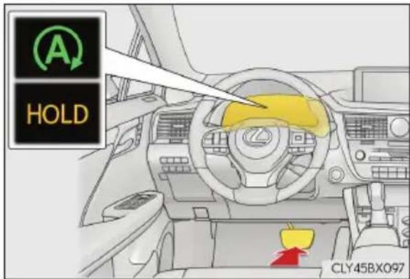 LEXUS RX 200t (2016) - Działanie układu „Stop & Start” - 2