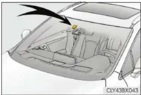 LEXUS RX 200t (2016) - Działanie dźwigni przełącznika wycieraczek - 6