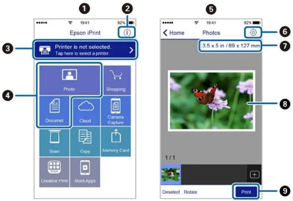 EPSON EcoTank M1170 - Drukowanie przy użyciu aplikacji Epson iPrint - 1