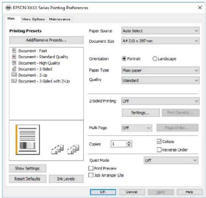 EPSON EcoTank M1170 - Uwaga: - 1
