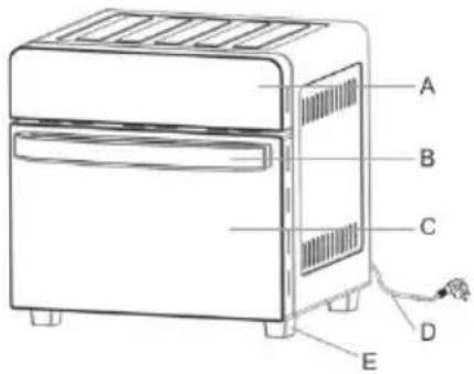 TurboTronic Airchef TT-AFO14 - OPIS OGÓLNY - 1