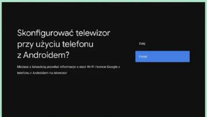 Skonfigurować telewizor przy użyciu telefonu z Androidem? Możesz z łatwością przestać informacje o sieci Wi-Fi i koncie Google z telefonu z Androidem na telewizor
