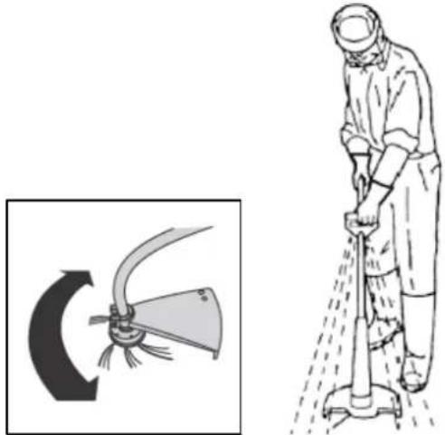 Handy Prime TMK521-4w1 - Wykaszanie – za pomocą głowicy żyłkowej - 3