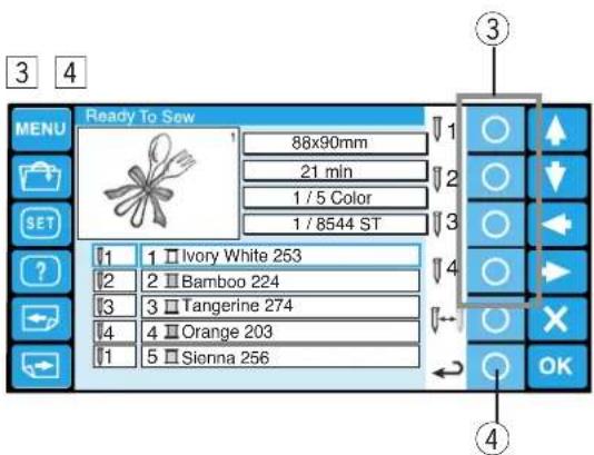 JANOME MB-4 - Ręczne przypisanie kolorów - 2