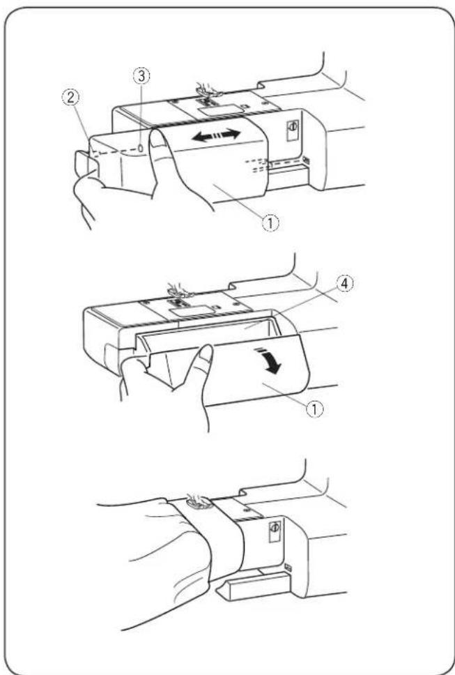 JANOME TXL607 - - Regulacja wysokości stolika - 1