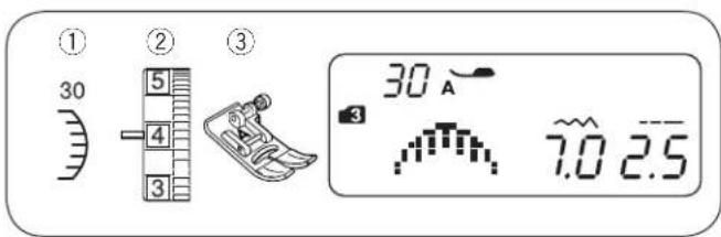 JANOME TXL607 - • Regulacja szerokości ściegu - 1