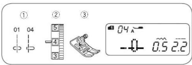 JANOME TXL607 - • Regulacja pozycji opadania igły - 3