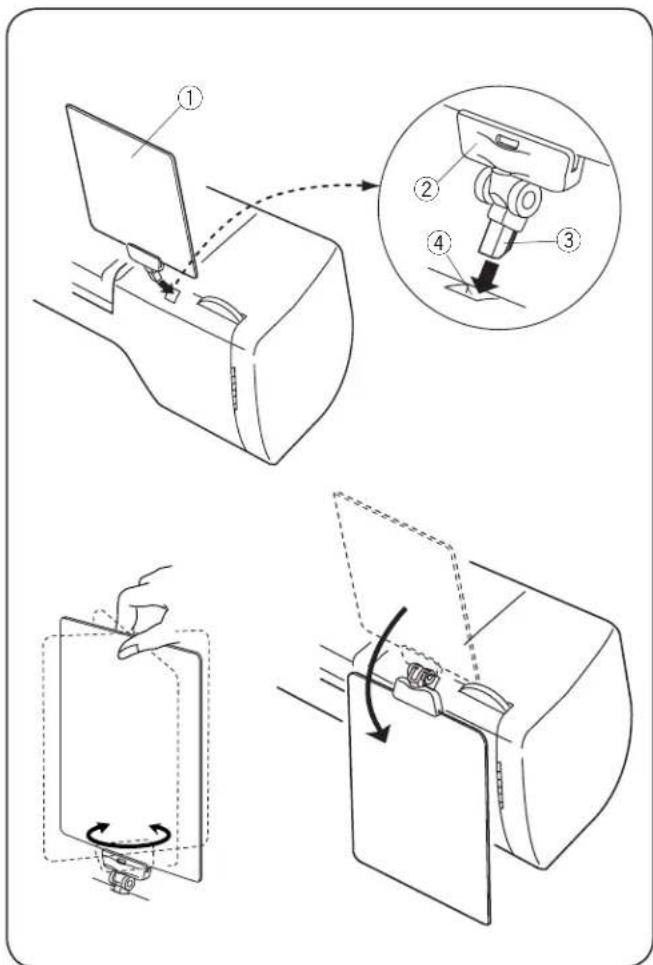 JANOME TXL607 - - Regulacja wysokości stolika - 2
