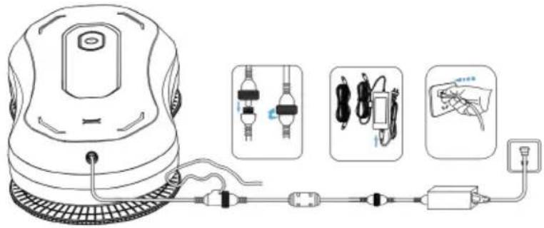 OXTENO Robotics OX Glass Pro 3 Plus - PODŁĄCZENIE ZASILANIA - 1