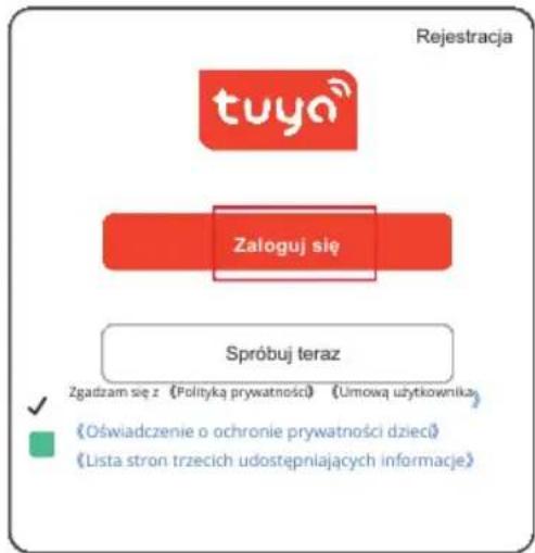 Rejestracja tuya® Zaloguj się Spróbuj teraz Zgadzam się z 《Polityką prywatności》 《Umową użytkownika》 《Oświadczenie o ochronie prywatności dzieci》 《Lista stron trzecich udostępnłających informacje》