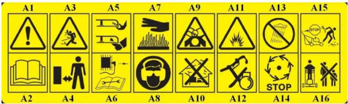 A1 A3 A5 A7 A9 A11 A13 A15 A2 A4 A6 A8 A10 A12 STOP A14 A16