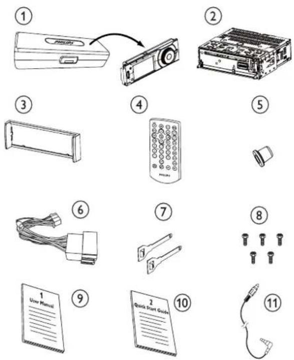 PHILIPS CED228X - Contenido de la caja - 1