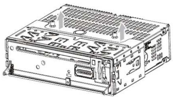 PHILIPS CED228X - Coloque el panel frontal - 5