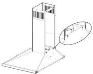 Meireles MEP 160 X - Fixar a chaminé - 1