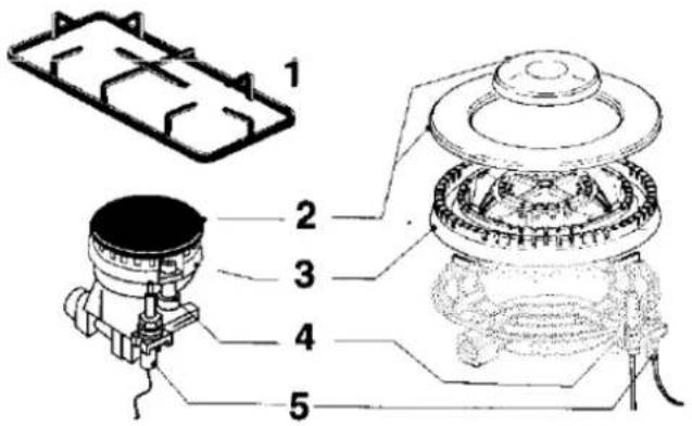 Meireles MG 3641 X NAT - MAIN DEVICE COMPONENTS - 1