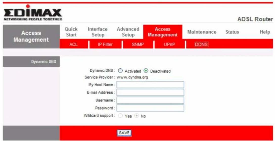 Edimax AR-7265WNB - DDNS - 1