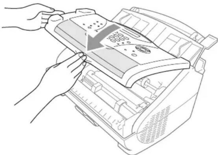 BROTHER FAX-3800 - Installing the Drum Unit Assembly (with Toner Cartridge) - 5