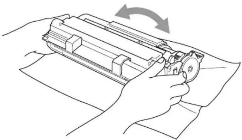 BROTHER FAX-3800 - Installing the Drum Unit Assembly (with Toner Cartridge) - 1