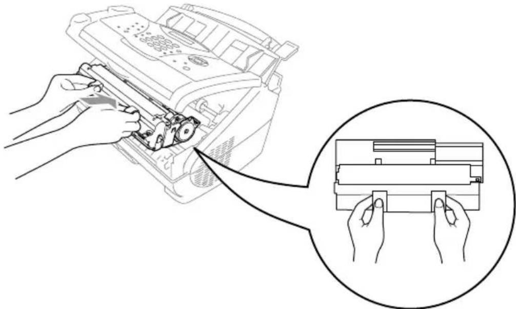 BROTHER FAX-3800 - Installing the Drum Unit Assembly (with Toner Cartridge) - 4