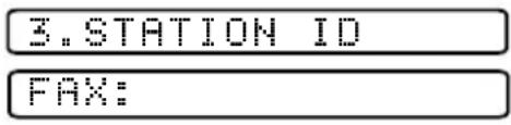 3. STATION ID FAX: