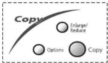 Copy Enlarge/ Reduce Options Copy
