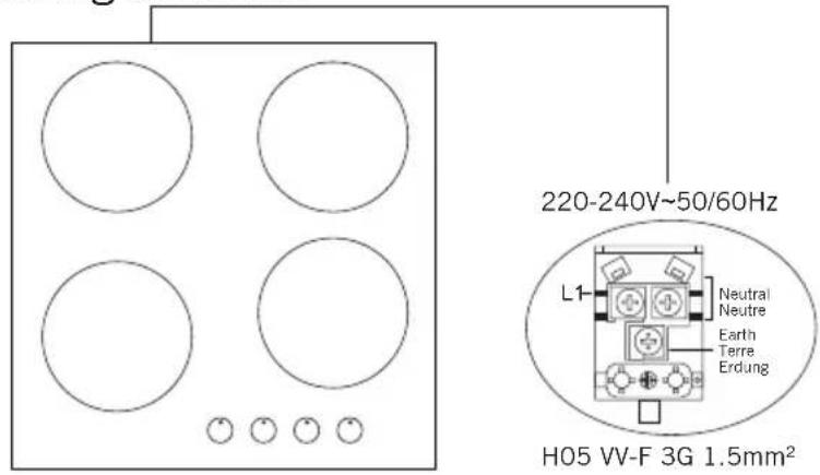 Orima ORP 65 VG - ELECTRICAL CONNECTION SCHEME - 1
