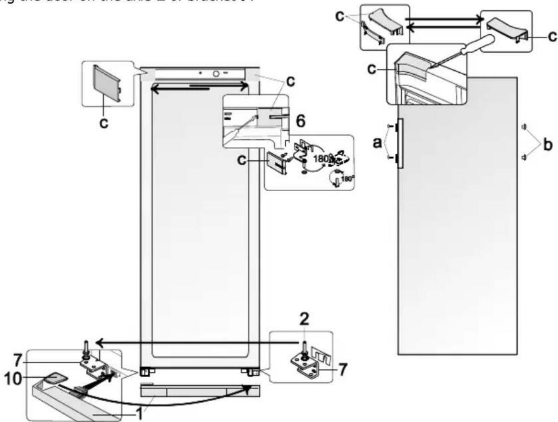Orima ORC 29 X - CHANGING THE OPENING DIRECTION OF THE DOORS - 1