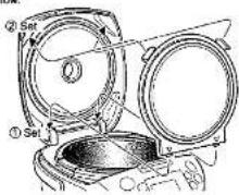 Tiger JKC-R18U - Detaching and installing the inner lid - 2