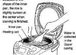 Tiger JKC-R18U - Stir and loosen the cooked rice. - 1