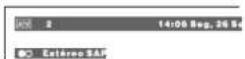 Semp Toshiba 55WL800I3D - Exibindo as informações na tela - modo ATV (analógico) - 1