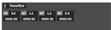 Semp Toshiba 55WL800I3D - Para remover um canal/entrada favorito: - 1