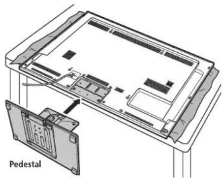 Semp Toshiba 55WL800I3D - MONTAGEM DO PEDESTAL - 2