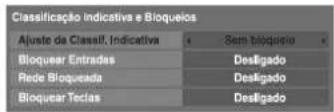 Semp Toshiba 55WL800I3D - Classificação Indicativa de Bloqueios - 1