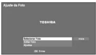 Ajuste da Foto TOSHIBA Seleccioner Foto Fitter Foto Ajuste OK Cancel