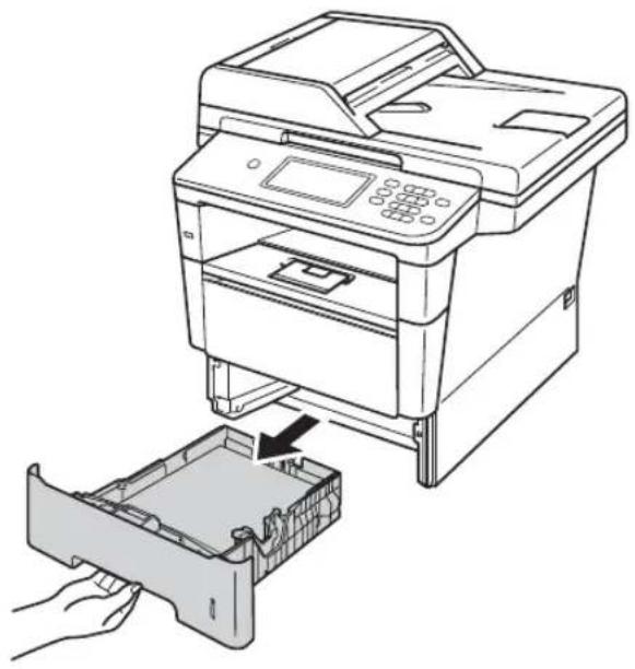 BROTHER MFC-8952DW - Limpando os rolos de tração de de papel - 1
