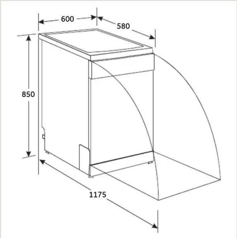 GE LL012CQD3A2BR - DIMENSÕES (mm) - 1