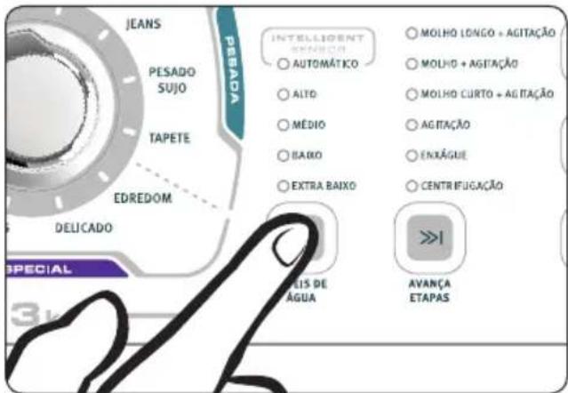 ELECTROLUX LTA13 - Instruções para alterar a quantidade de Amaciante - 3