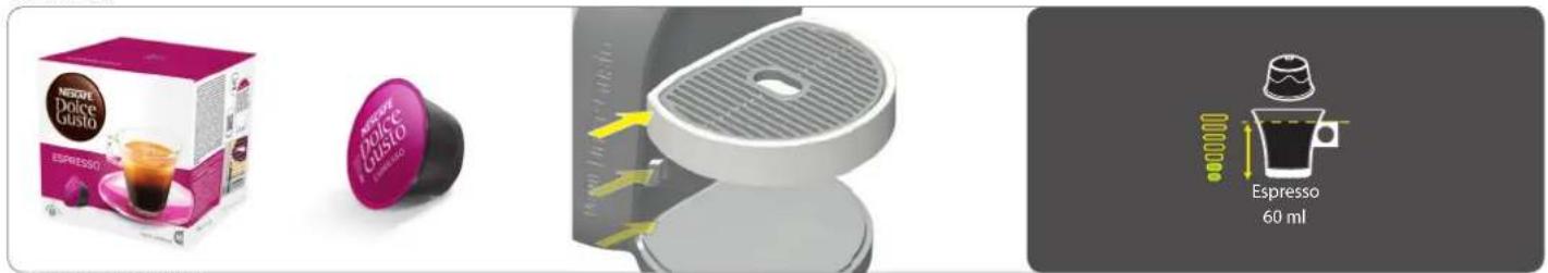 NEERPE Dolce Gusto ESPRISSO BRUCE GUSTO Espresso 60 ml