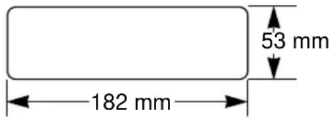 53 mm 182 mm
