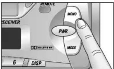 REMOTE RECEIVER MONO PWR MODE 6 DISP